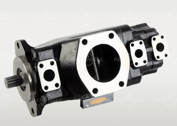 High Pressure Hydraulic Vane Pump Low Noise With Dowel Pin Vane Structure