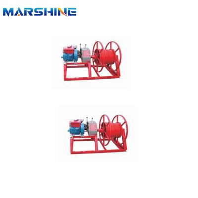 Detachable 5 Ton Wire Cable Take Up Machine Winch Puller With Motor