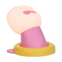 Fabrica Control de sueño lindo CAT PAW lámparas de dormitorio USB lámpara de silicona con luz táctil recargable Luz nocturna de silicona
