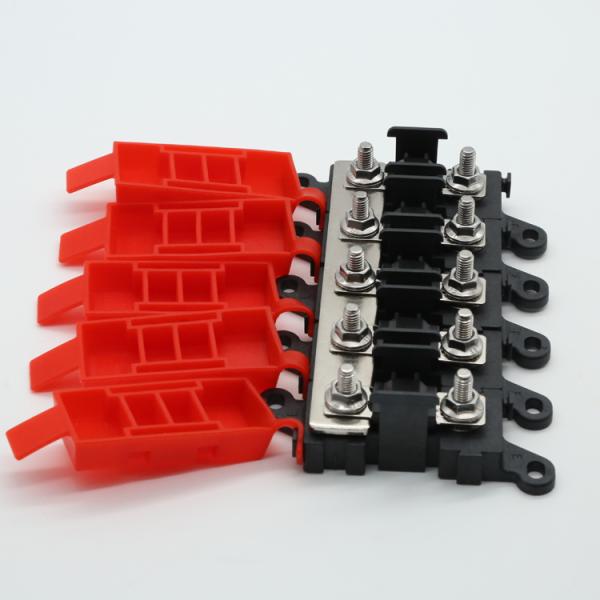 5 Way MIDI Fuse Holder Set 1 In 5 Out Distribution Block 200A Многопольный блок предохранителей