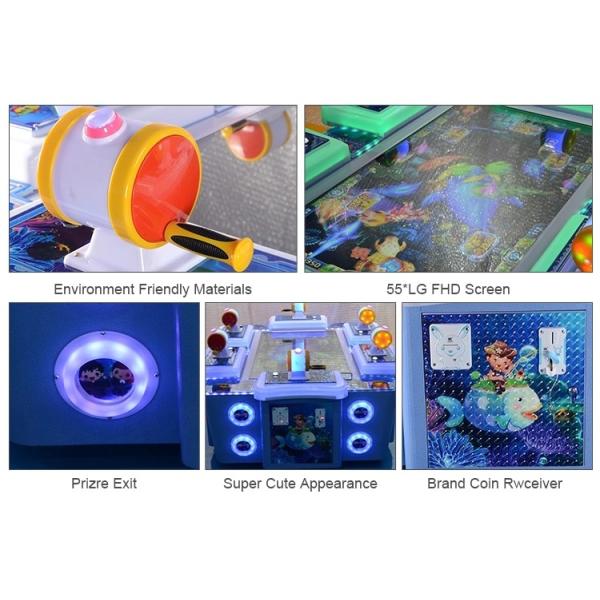 Adults 6 Persons Electronic Fishing Game Machine With 55 Inch LCD 12 Months Warranty