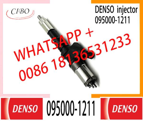 Inyector de combustible caliente de la venta 095000-1211 para el motor SA6D125E del excavador PC400-7 PC450-7