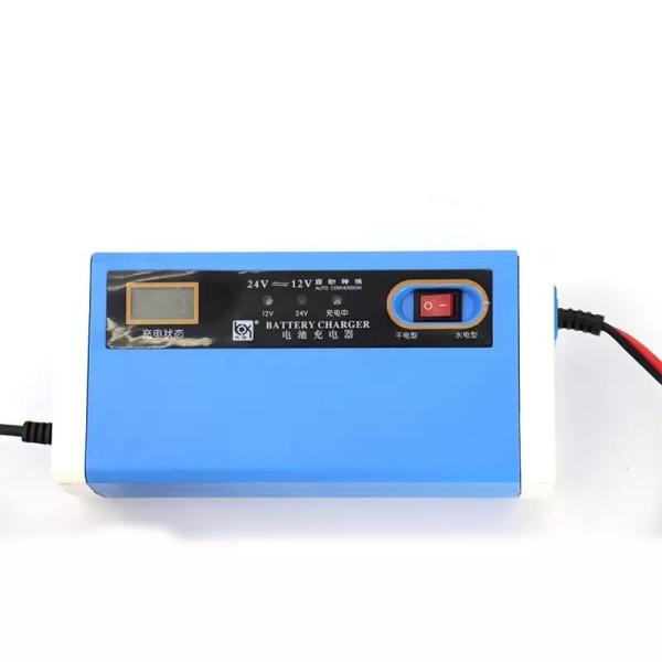 Automatic Identification 12V 20A 24V 10A Fast Charger AGM GEL WET Intelligent Pulse Repair Lead Acid Battery Charger