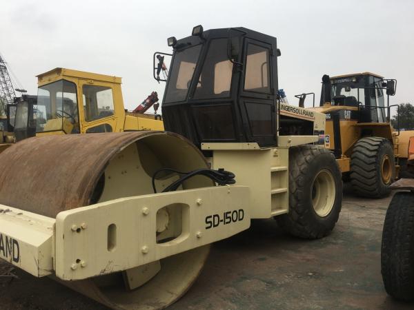                  Used Double Drum 15 Ton Soil Compactor Ingersoll Rand SD150d on Sale, Good Condition Ingersoll Rand Road Roller SD100 SD120 SD150 SD175 Hot Sale             