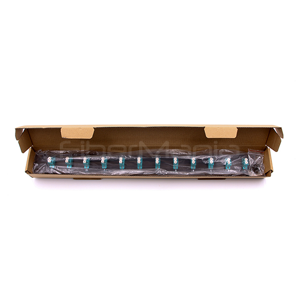 1U 19 дюймовый LC адаптерная панель 12 портов LC Fiber Patch Panel Single Mode или Multimode адаптер