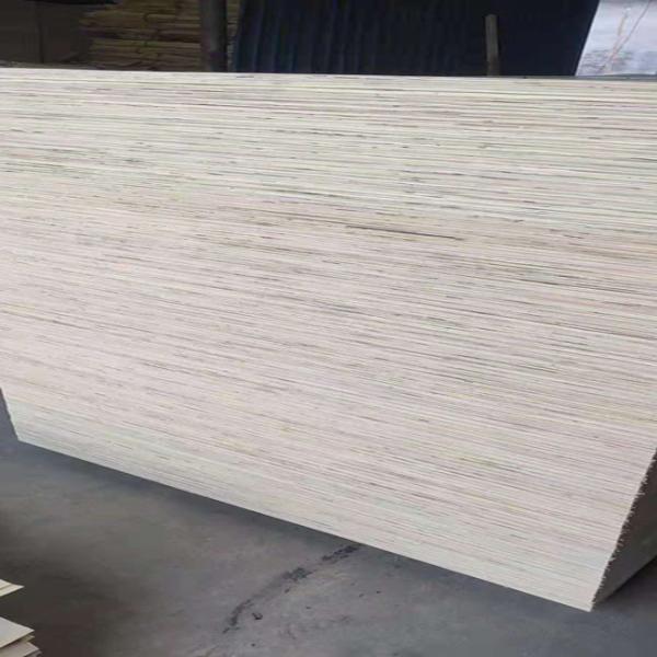 Poplar Wood Veneer Faced Commercial Grade Plywood One Time Hot Press Full Core Material