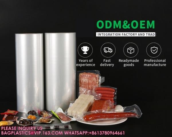 Nylon Lldpe Meat Cheese Shrink Film Bag Packaging Transparent Printing Shrink Film