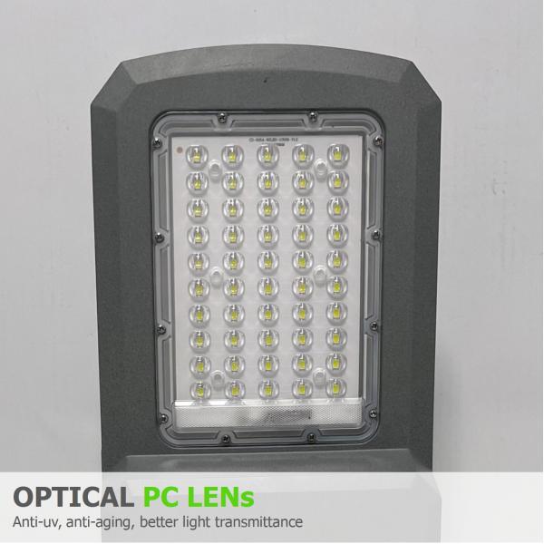 Уличные светы 50w солнечной энергии IP65 с управлением светом для освещения шоссе