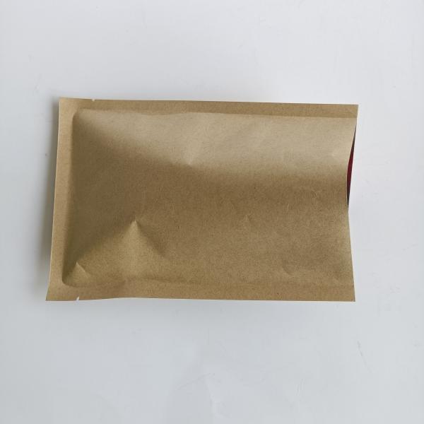 0.14 мм толщины экологически чистый бумажный пакет Kraft с алюминиевой фольгой и гравировкой