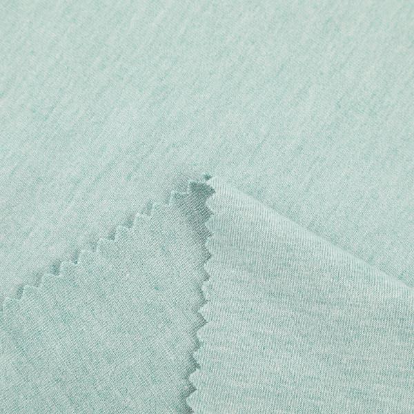 Certificated Super Soft 100% Organic Bamboo Cotton Polyester Knitting Jersey Rib Interlock Fabric Wholesale for T Shirt