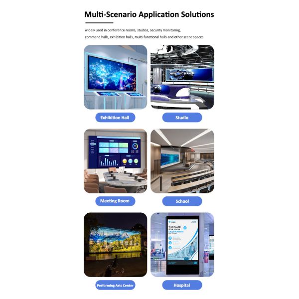 Indoor Fixed P 0.9 P1.5 LED Video Wall Display Screen COB Panel