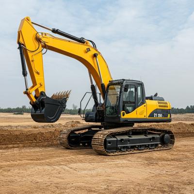XE215C 21ton Hydraulic Crawler Excavator Operating Weight 21700kg With Isuzu Engine