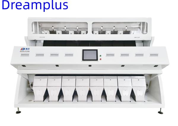 8 Chutes Automatic CCD Camera Colour Sorter Machine Multiple Function
