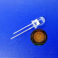 Série de semáforos LED inoxidável 5mm Diodo Ambar Amarelo Emitido Cor cabeça redonda 590-595nm 14000mcd Para sinal de caminhada