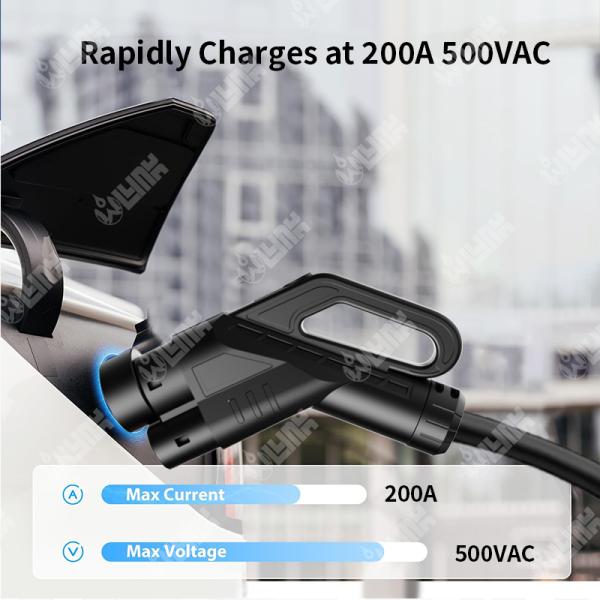 Olink Ev Adapter DC Type 2 to Tesla Plug Electric Cars Vehicle Charger Charging Connector Type2 to Tesla Adapter