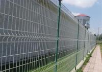 3d que doblaba el triángulo curvado galvanizó el cercado decorativo del jardín del alambre