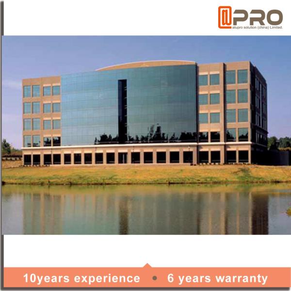 Fachada 5mm de alumínio arquitetónica da parede de cortina de 4mm