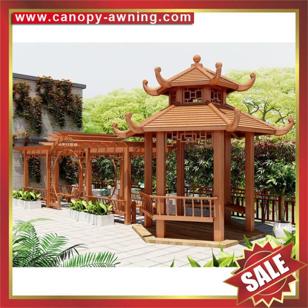 french spanish Gazebo Aluminium metal pavilion pergola inn-nice sunshade shelter for garden!