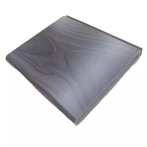 Wood Grain Aluminum Extrusion Profile For Modular Kitchen Cabinet Gola Shape