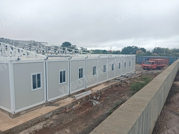 Economical Sturdy Prefabricated Building Weather Resistant Fast Assemble Onsite Worker Housing Unit