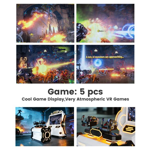 Super Hunter 2-Player VR Arcade Game Machine with 65