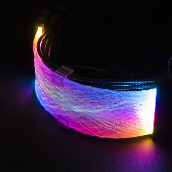 RGB  cable Gaming PC double-headed light-emitting board 12pin turn three 8pin Sync 5V3PIN RGB cable