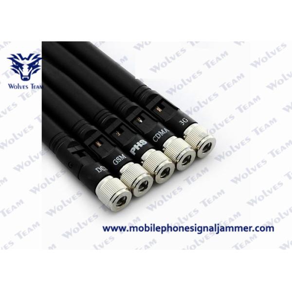 Handheld Cell Phone Jammer Kit 3G GSM CDMA 5 Antenna 33W Energy Consumption