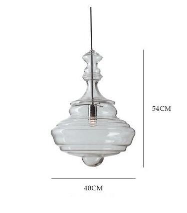Nordic Kitchen Pendant Lights Art Deco Glass Lamps Glory Restaurant Hanging Lamp(WH-GP-31)