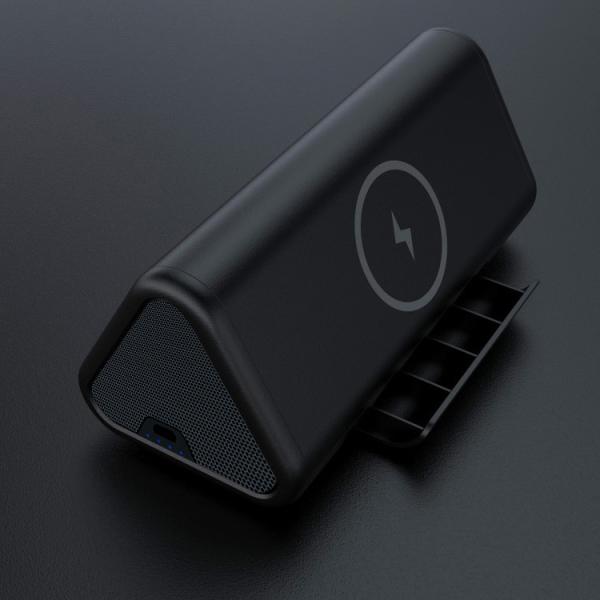Fashion Trend Portable AUX 10W Dual Speaker Stereo Sound Wireless Rechargeable Bluetooth Speaker for Outdoor Playing Music