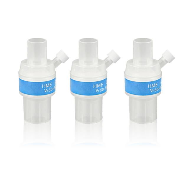 Tracheal Tracheostomy Hme Filter Infusion Accessories With Oxygen Tube Connector