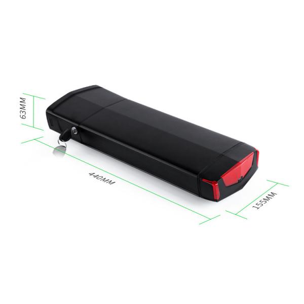 Rear Battery Luggage Carrier Rack Electric Bicycle Battery 36v 48v For 500W 800W 1000W Motor