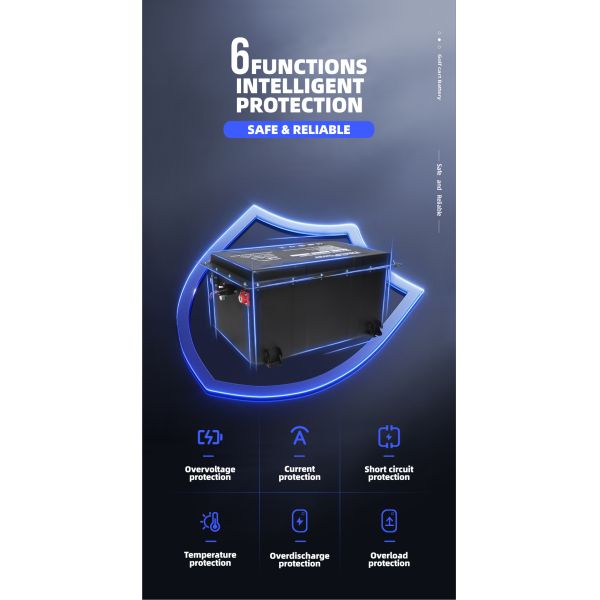48V 105Ah Golf Cart Lithium Battery Lifepo4 Pack Prismatic With BMS