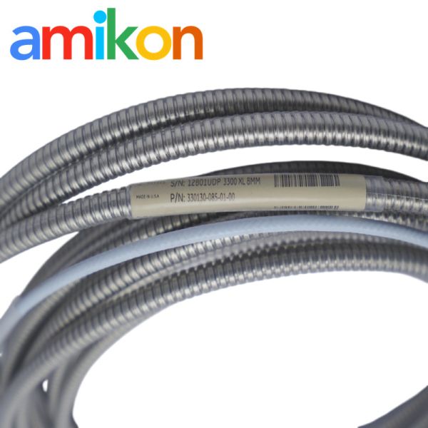 Bently Nevada 330130-085-01-00 3300 XL Standard Extension Cable with Flexible Stainless Steel Armor and 75-Ohm Triaxial Construction