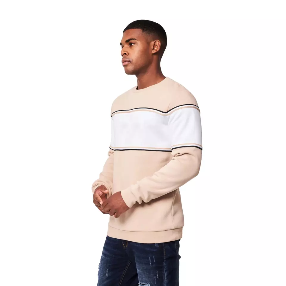 Drop Shoulder Oversized Graphic Sweatshirt Customized Logo Printing