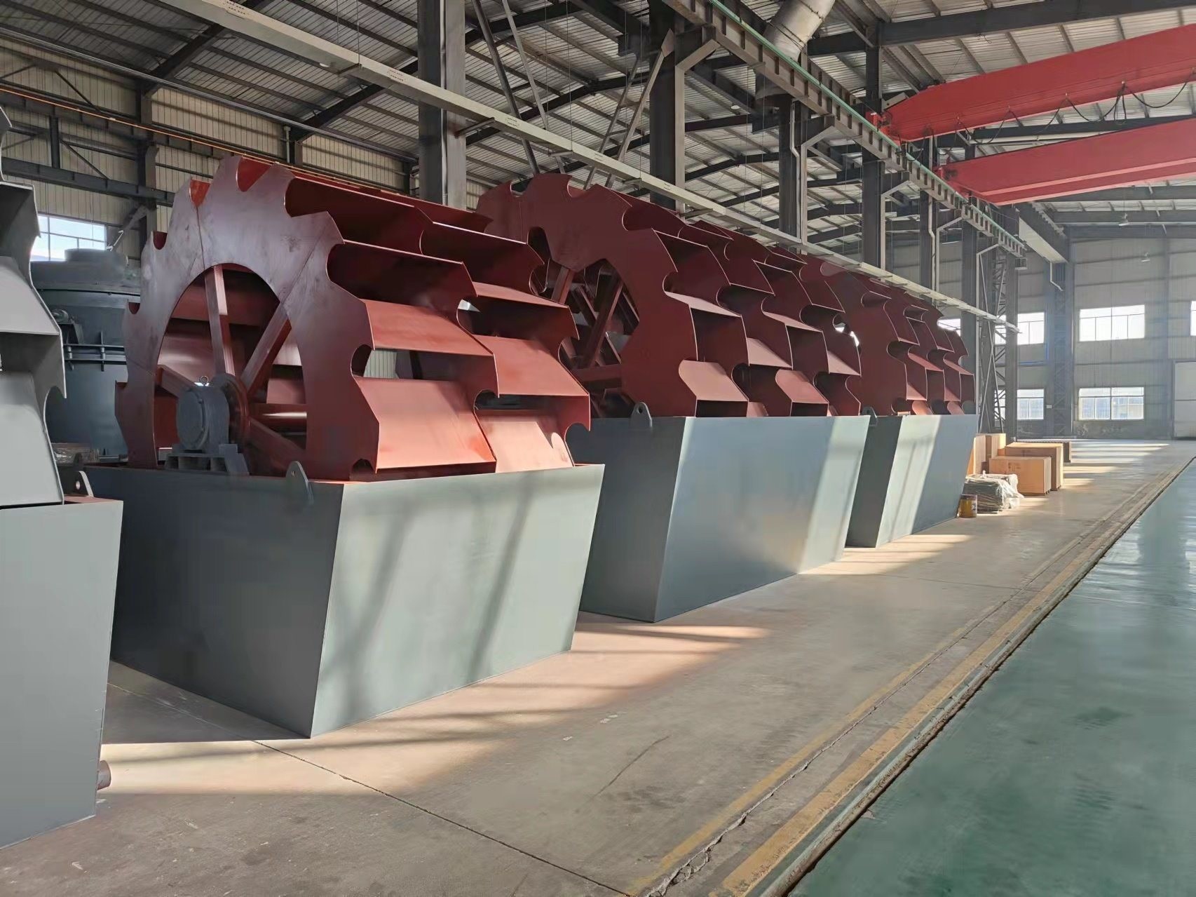 20-60t/h Water Consumption Wheel Sand Washer for in Various Industries