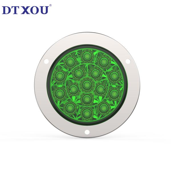 16 Pcs Led Trailer Truck Taillight For Under 80 Inches Rated Power 3 Watts Waterproof