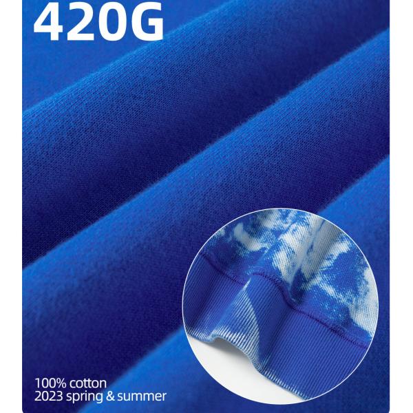 4x 4xl 3x Hooded Sweatshirt Streetwear Vintage Washed Oversized French Terry Hoodie Tie Dye