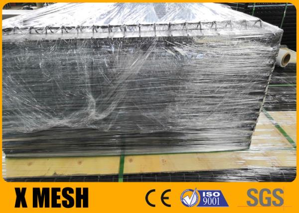 3 V Beams Anti Climb Mesh Fence 5mm Wire Black Welded 75%