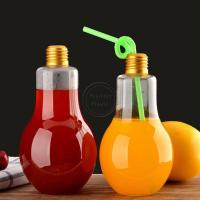 250 ml 8 oz rondes personnalisées en plastique café lait fruits boissons de boisson bouteille de jus en plastique bouteilles