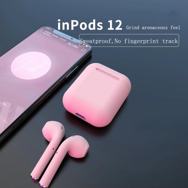 Inpods I12 Tws Bluetooth Smart Bracelet Earphone Headset Noise Cancelling Waterproof