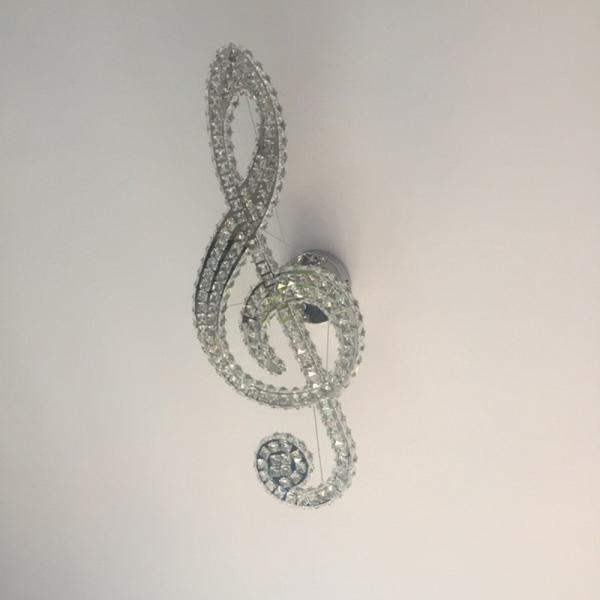 Crystal glass ceiling lights Music Lampshade For Indoor Home Lighting Fixturs (WH-CA-50)