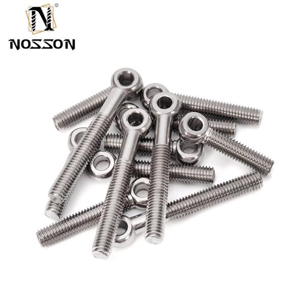 INCH Measurement System Stainless Steel DIN 444 Eye Bolt with Galvanized Finish Corrosion Resistant