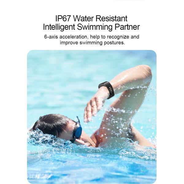 Дозор фитнеса слайдера S3 спать Wristband монитора фото поддержки 1,08 дюймов удаленное