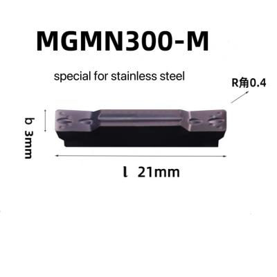 Insertos de carburo Mgmn Inserto de ranhuras para ferramenta de separação CNC Mgmn300-M