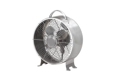 Powerful Vintage Electric Retro Table Top Fan Metal Bronze 2 Speed 120 Volt