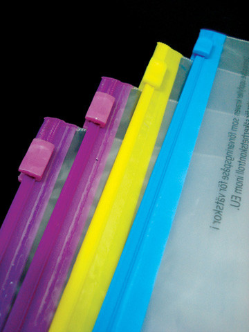 Double Slider Zipper Bags , Reclosable Zip lockkk Slider Storage Bags