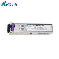 Os DOM do único modo do módulo BIDI LC Conector RX1550nm do transceptor do gigabit 1.25GBASE 120KM SFP+