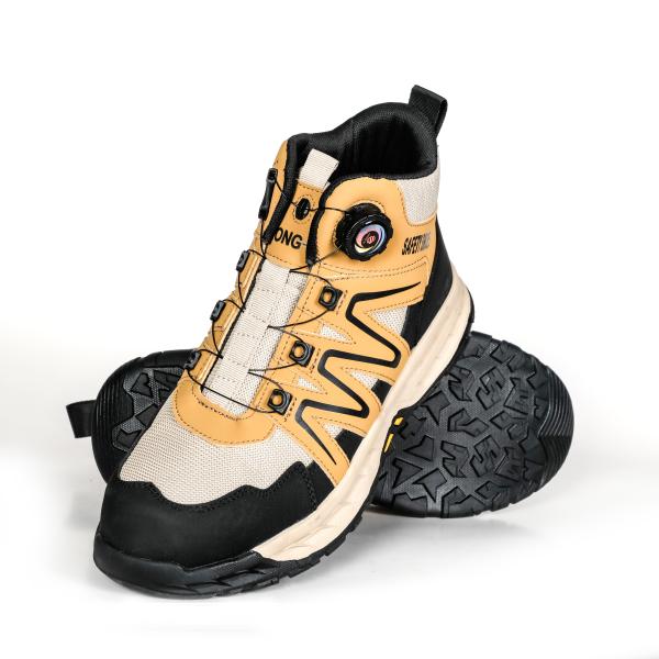 Fashion Design Unisex Cement Safety Shoes With Waterproof Design And Closure Type Lace-up Gender Work Boots