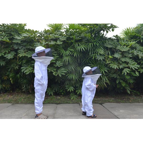 Terylene Honey Bee Protection Suit Kids Beekeeping Protective Clothing With Round Veil