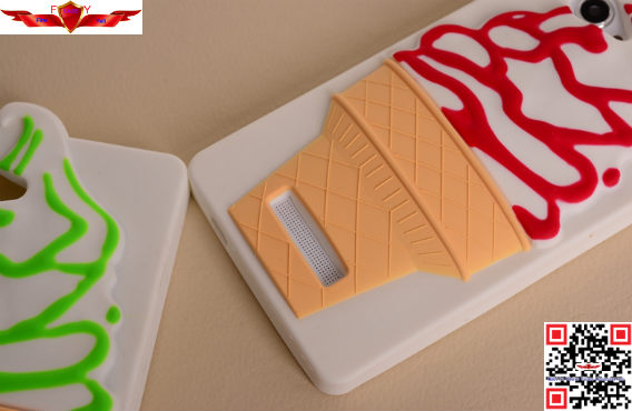 New Fashion Design Brand New Ice Cream Silicone Cover Case For Lenovo A880 Multi Color